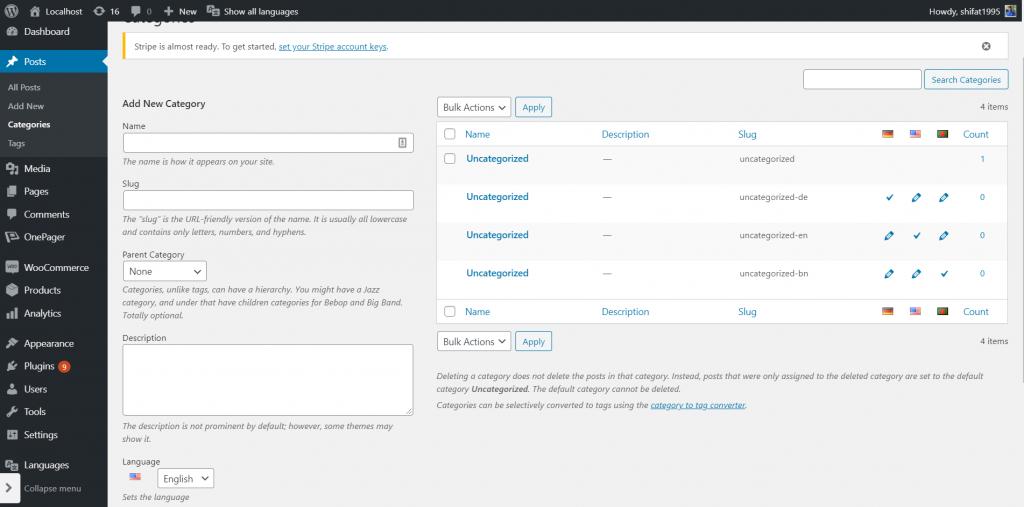 WPOnepager 12로 다국어 WordPress 웹 사이트를 만드는 방법