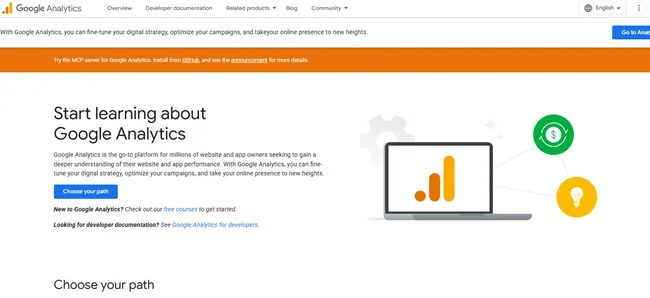 Utilice Google Analytics