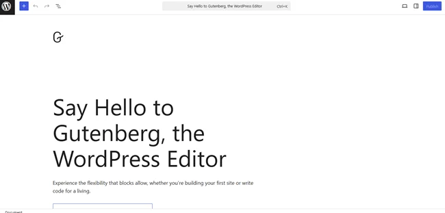 Gutenberg-Block-Editor