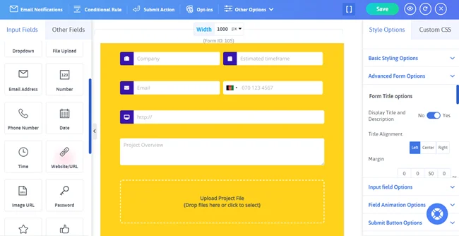 agregue preguntas en su formulario de cuestionario