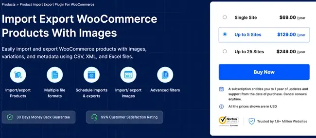 WooCommerce 用製品インポート エクスポート プラグイン