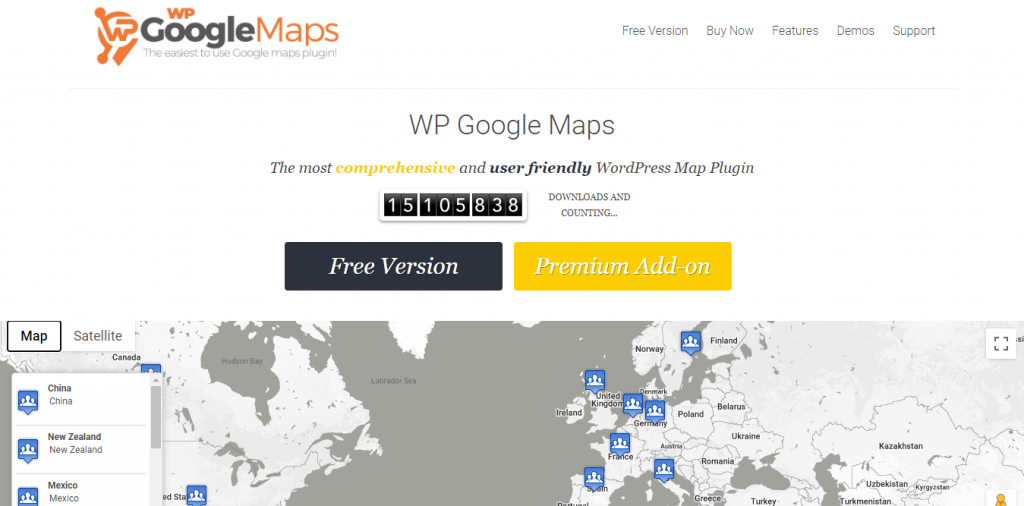7 melhores plugins de mapas do WordPress de 2021 2