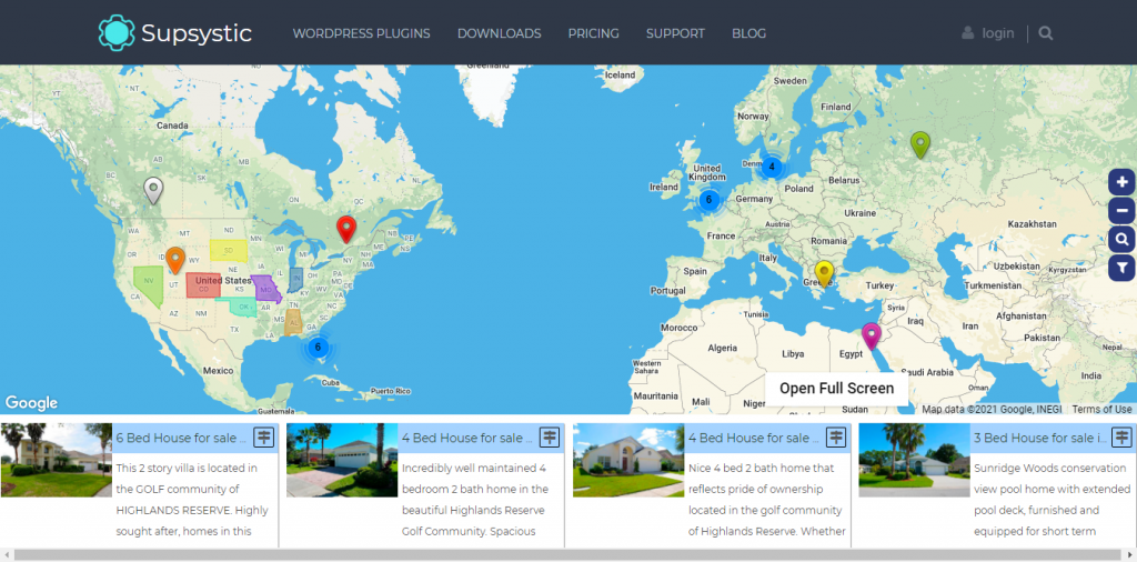 7 melhores plugins de mapas do WordPress de 2021 7