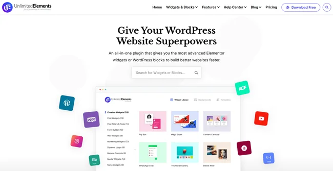 unbegrenzte Elemente