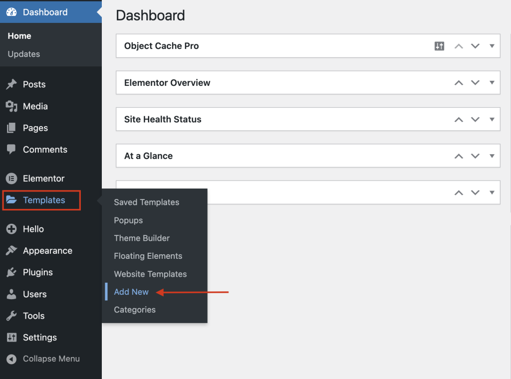 เพิ่มเทมเพลตใหม่