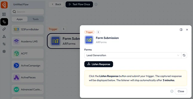 Klicken Sie auf „Antwort anhören“.