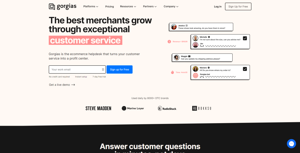 2022'nin En İyi 7 Shopify Müşteri Hizmetleri Uygulaması 1