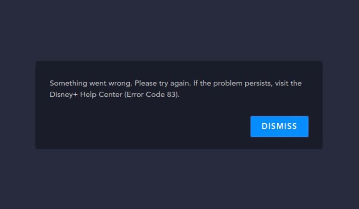 Disney+ 的错误代码 83 是什么？