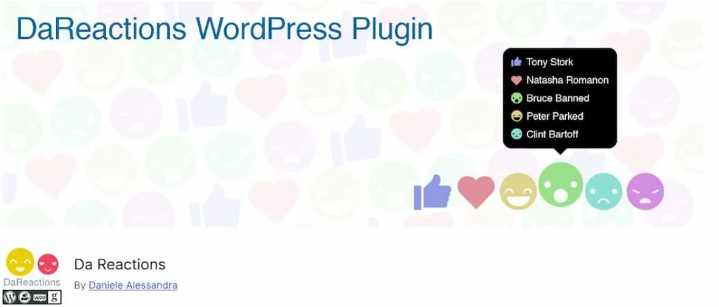 Plugin de réaction Da