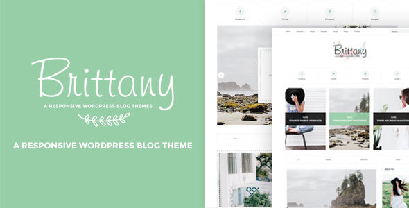 Brittany - Um tema de blog WordPress responsivo