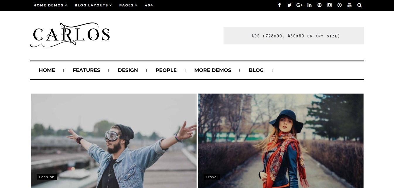 Carlos – WordPress Blog Magazine e Tema do Blog