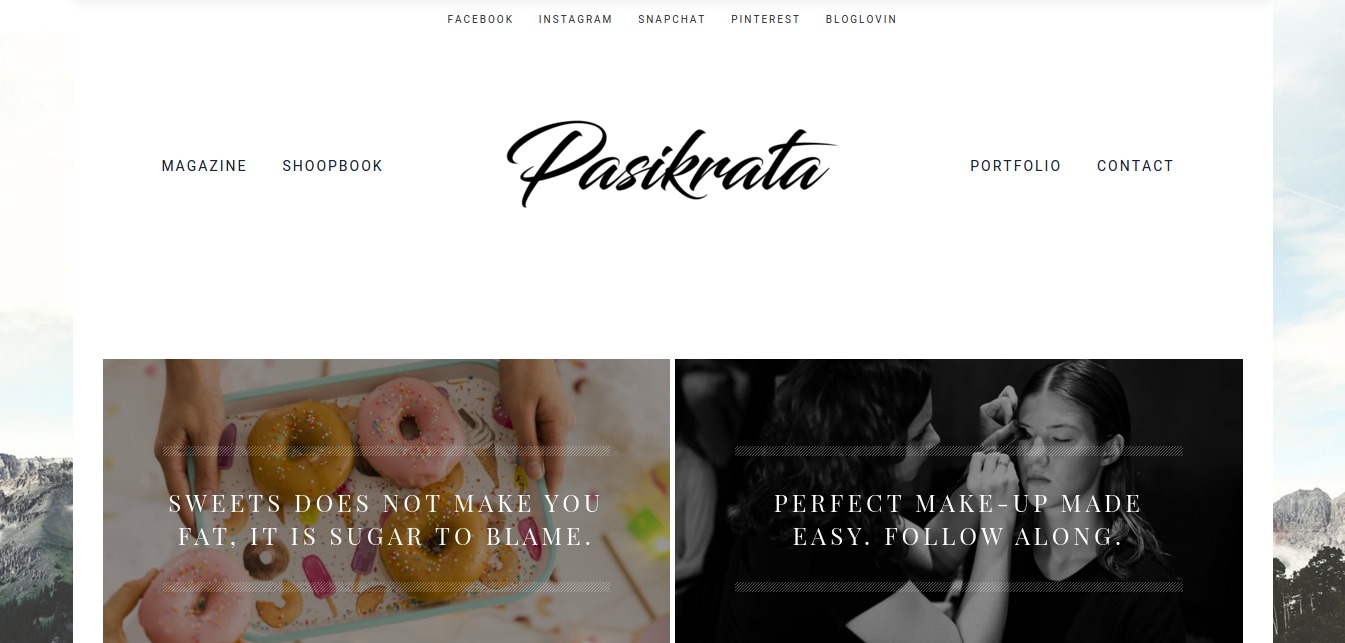 Pasikrata – tema WordPress para blog e revista