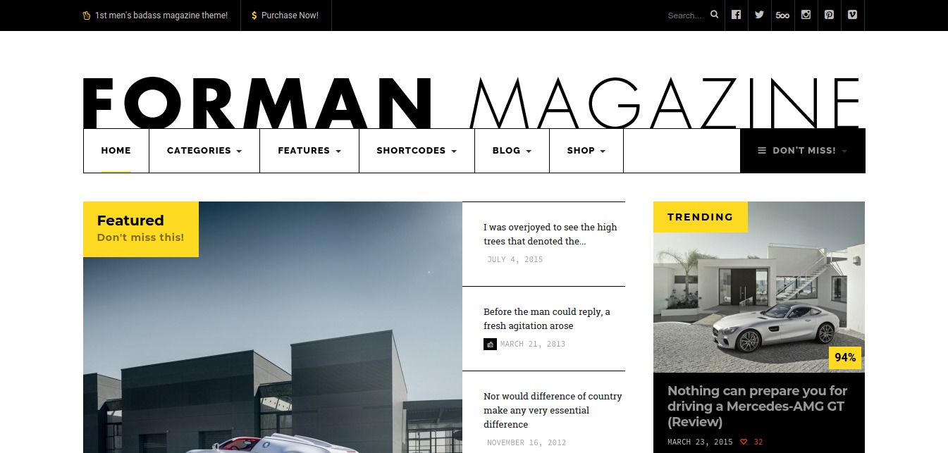 Revista Forman Só mais um site WordPress