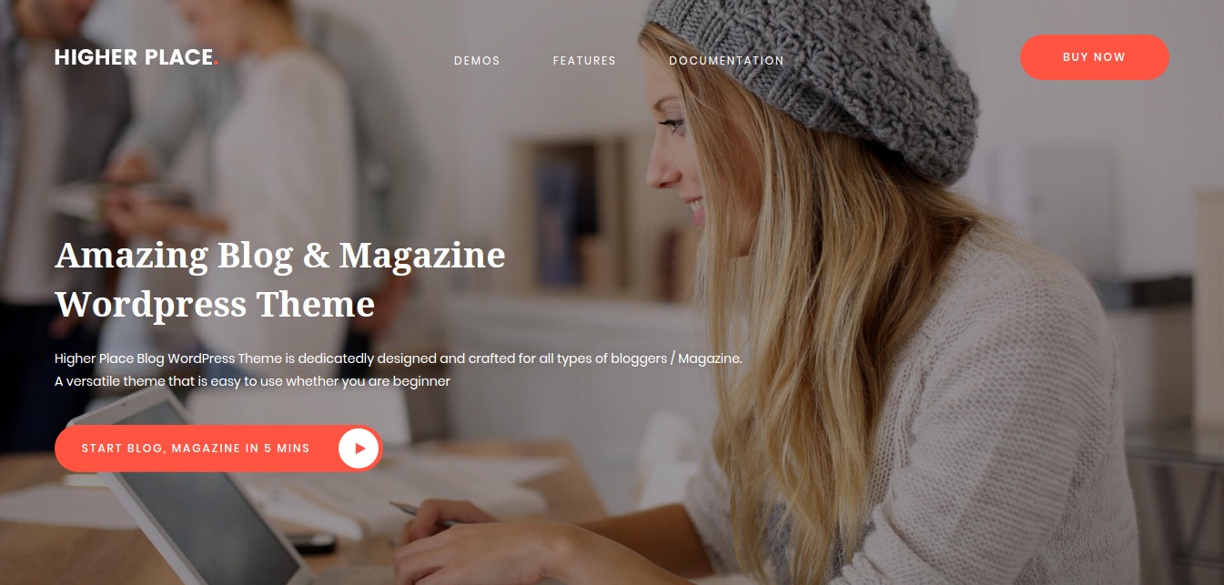 Lugar Superior - Tema WordPress de Blog e Revista