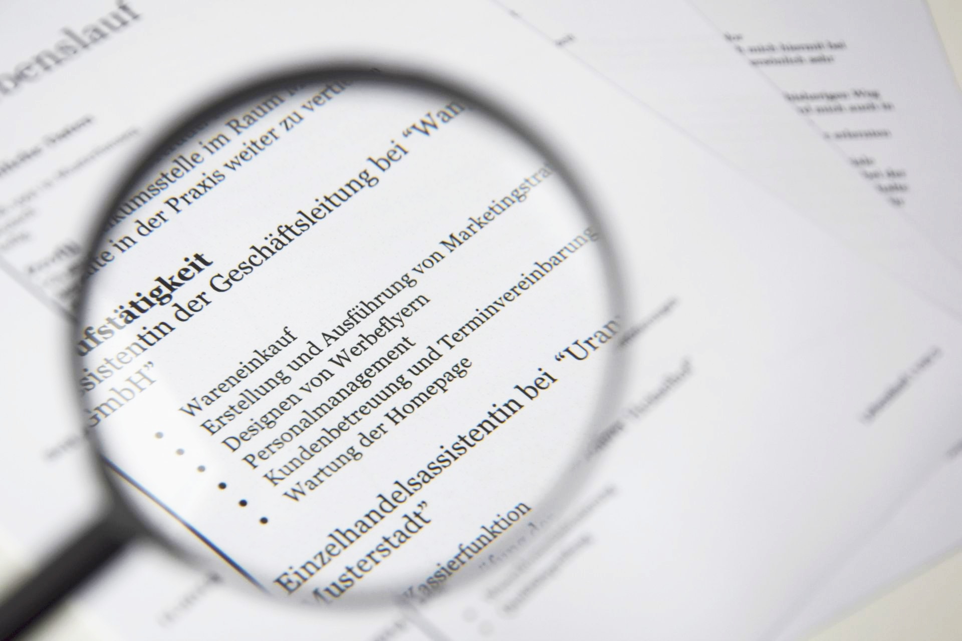 Kugeln auf der Liste