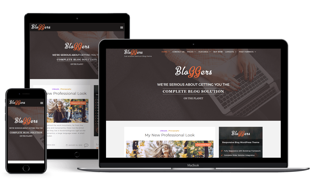 Responsives Blog-Theme