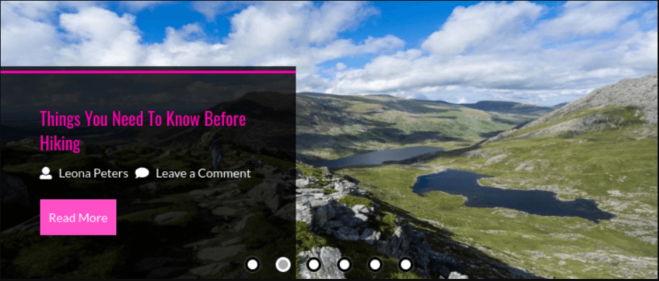 Crayon Slider-Blog-Vorlage