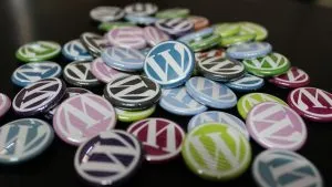 Insignias de WordPress.