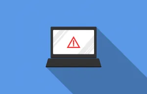แล็ปท็อปที่มีสัญญาณเตือน คุณอาจเห็นหากคุณไม่ได้รับใบรับรอง SSL สำหรับเว็บไซต์ WordPress ของคุณ