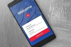 Un formular de înregistrare clar pe un site web ușor de utilizat.