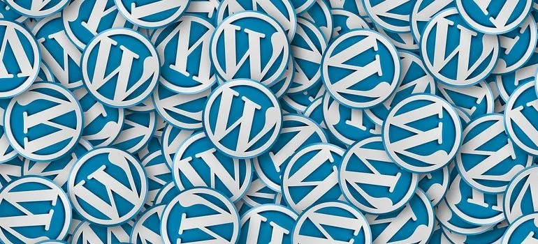 un montón de signos de WordPress