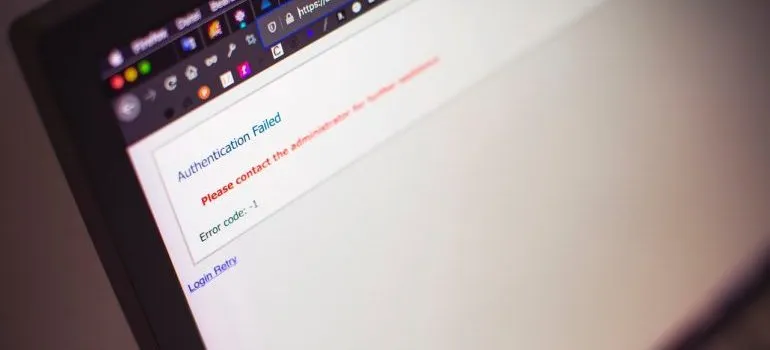 L'errore di autenticazione impedisce l'accesso al sito Web di WordPress.