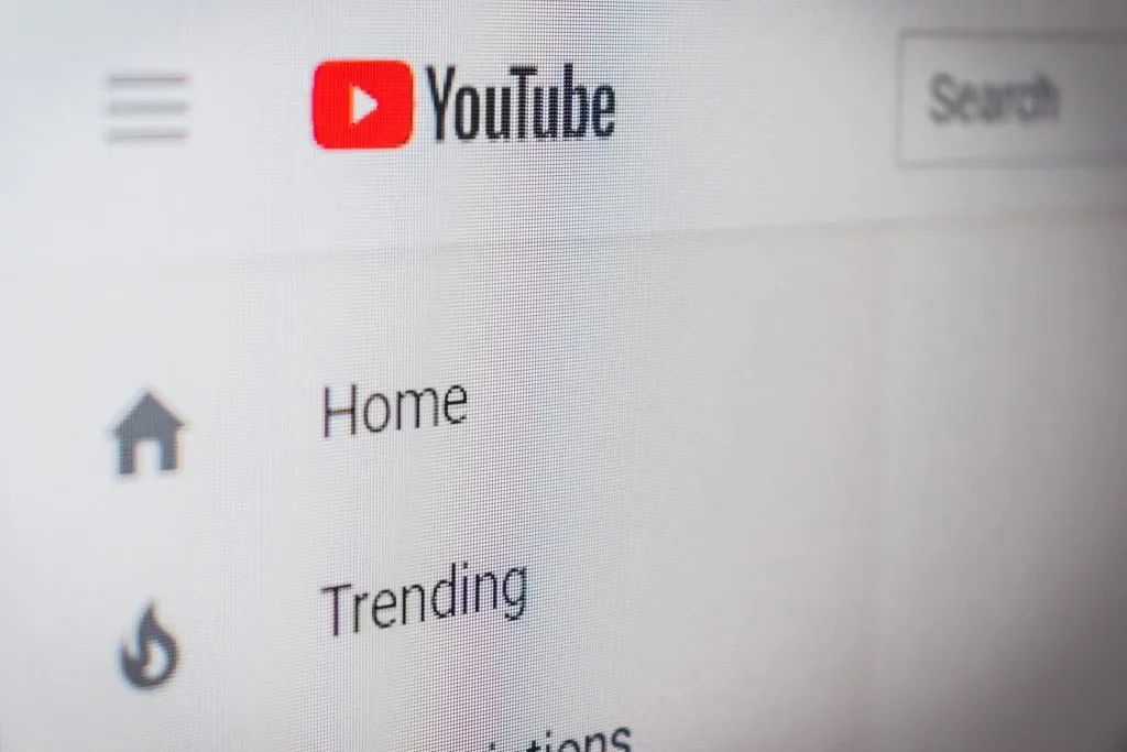 YouTubeのスクリーンショット。