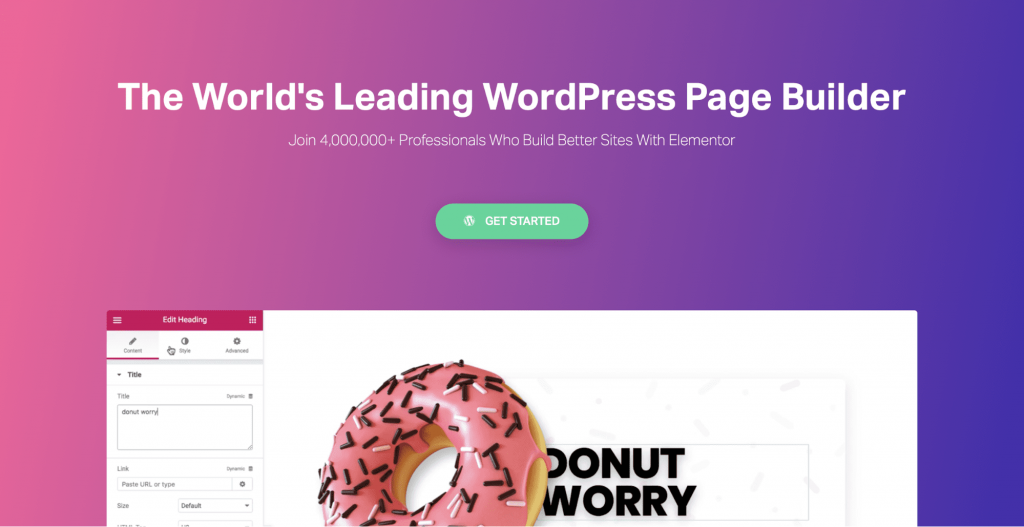 Elementor 페이지 빌더 Elementor wordpress page builder