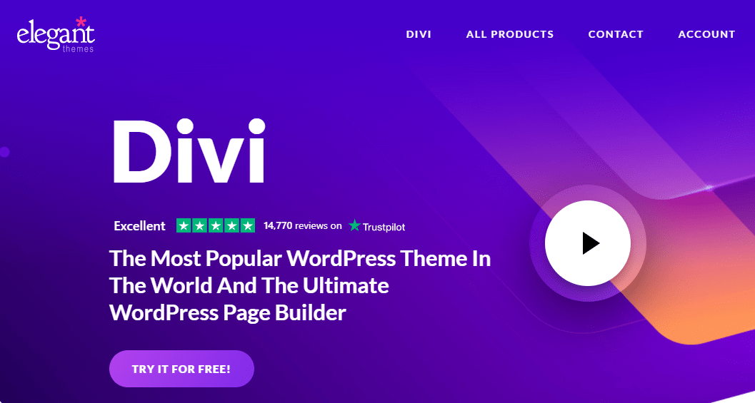 Elementor vs Divi - Divi Builder ET