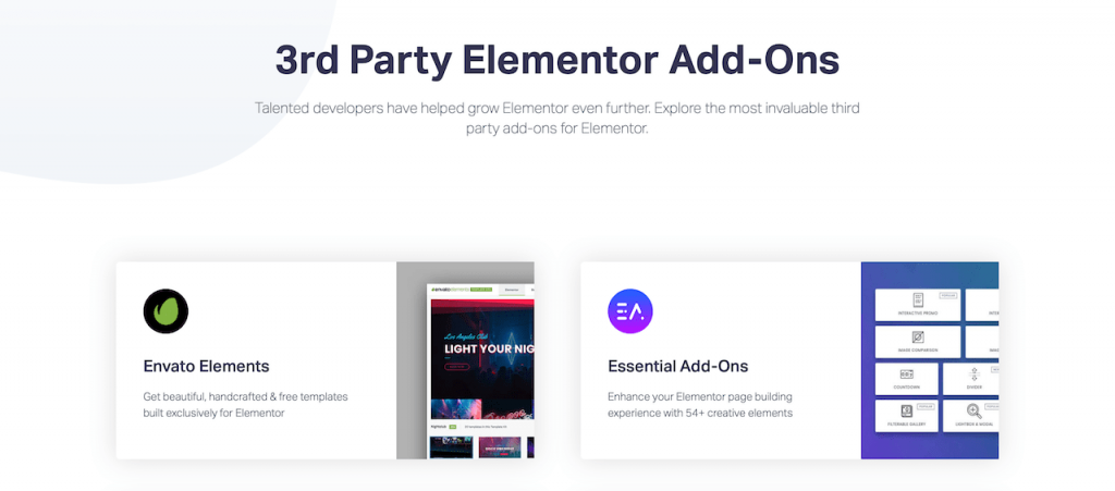 Addons for the Elementor page builder