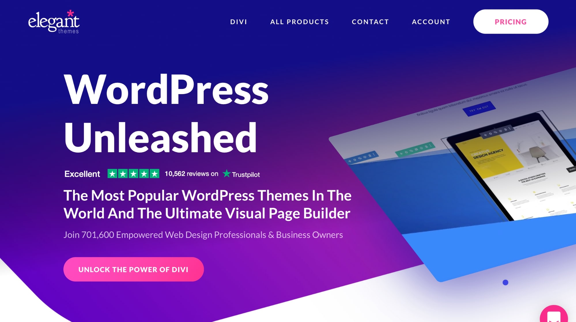 موضوع Divi vs Genesis لبرنامج WordPress