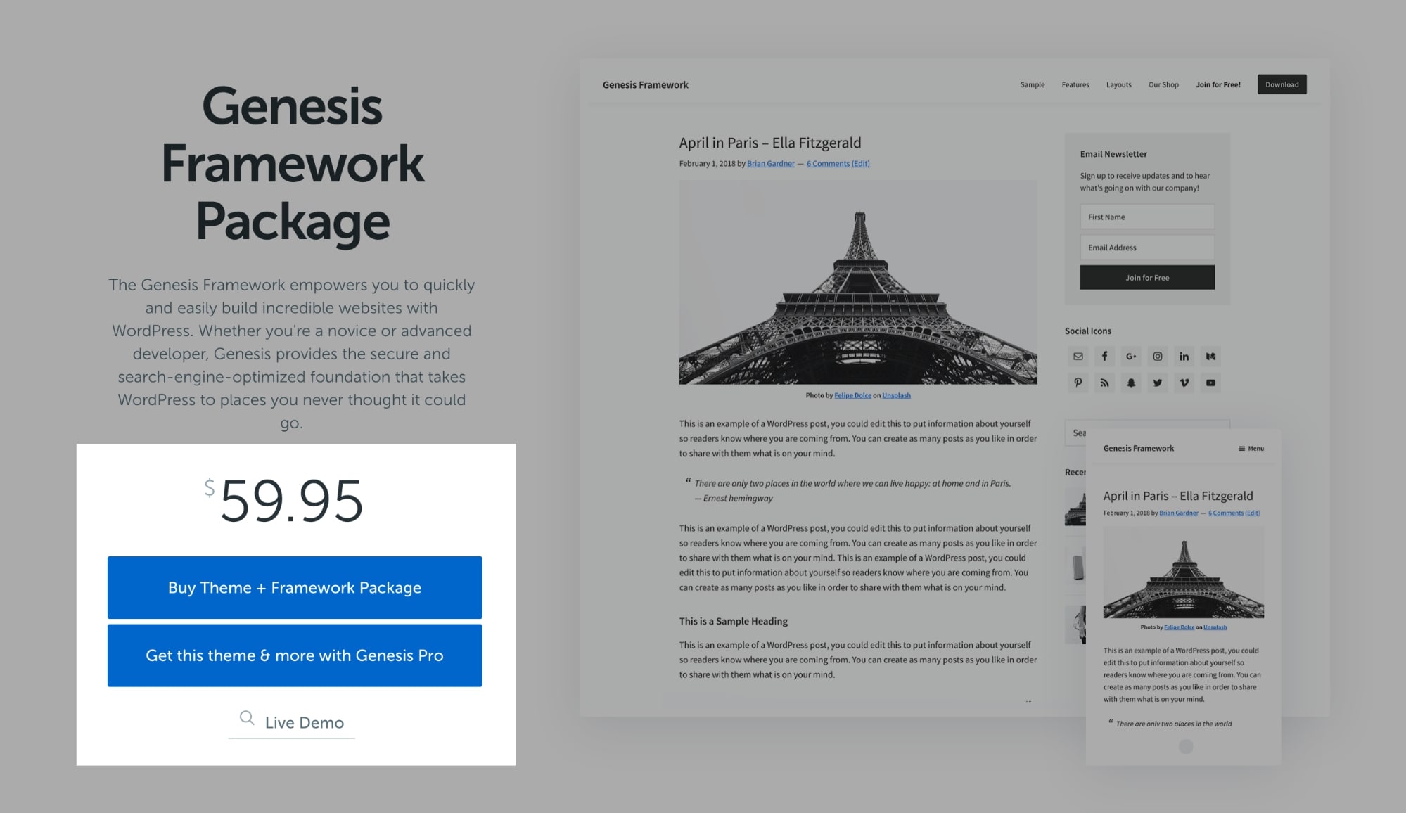 تسعير Genesis Framework