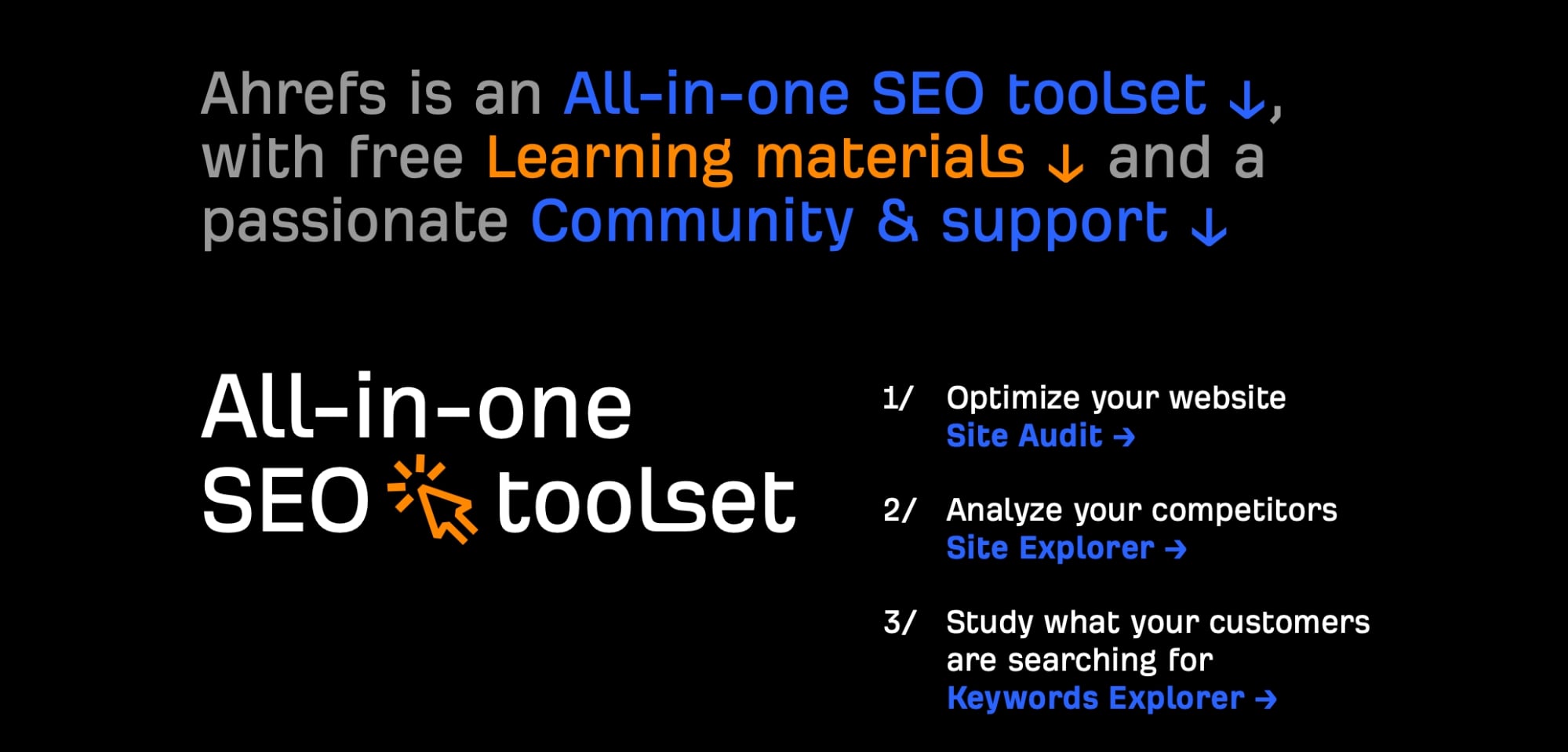 Ahrefs و SEMrush SEO Toolset