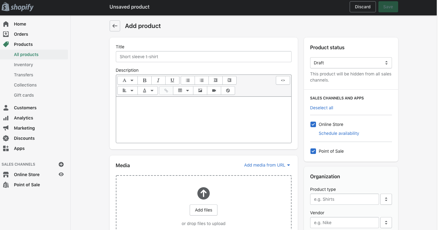 Das Hinzufügen von Produkten zu Shopify ist einfach