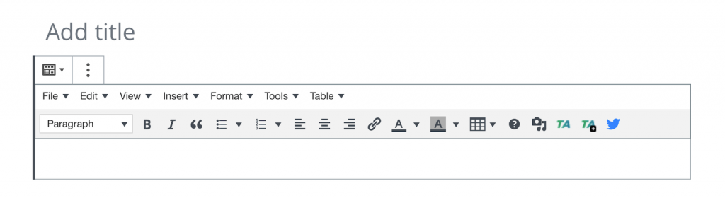 Editor WYSIWYG WordPress