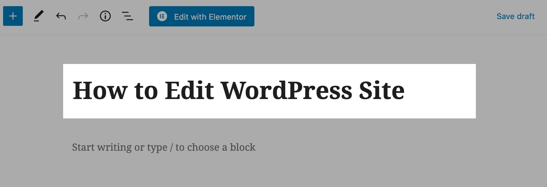 cara mengedit situs wordpress