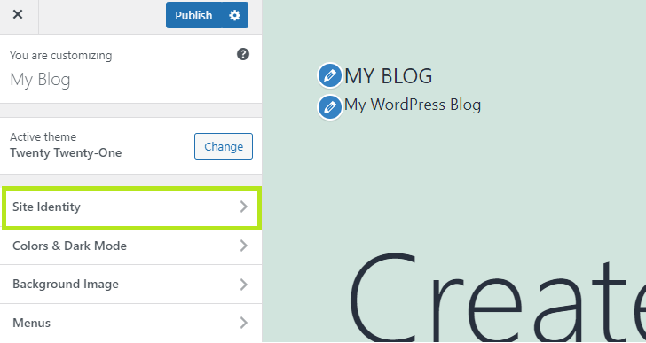 Bagaimana mengubah judul situs WordPress Anda di Customizer