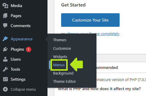 Cara Mengedit Menu di WordPress