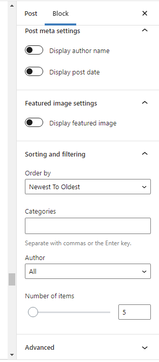 WordPress 最新帖子屏蔽设置