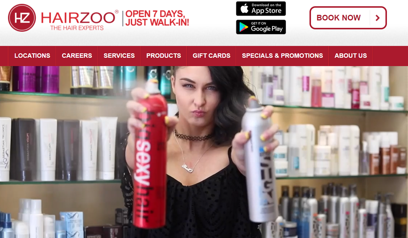 Hairzoo 网站