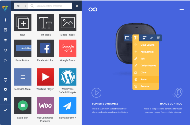 Editores Visuais do WordPress - Compositor Visual