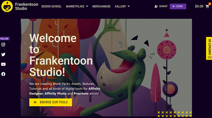 หน้าแรกของ Frankentoon Studio