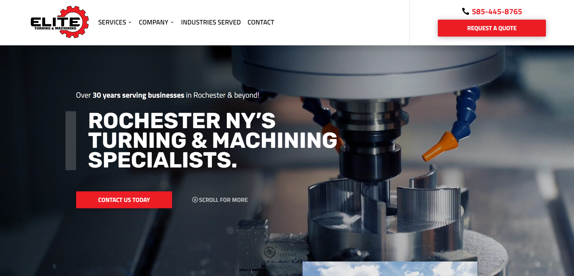 Elite Turning & Machining-Homepage