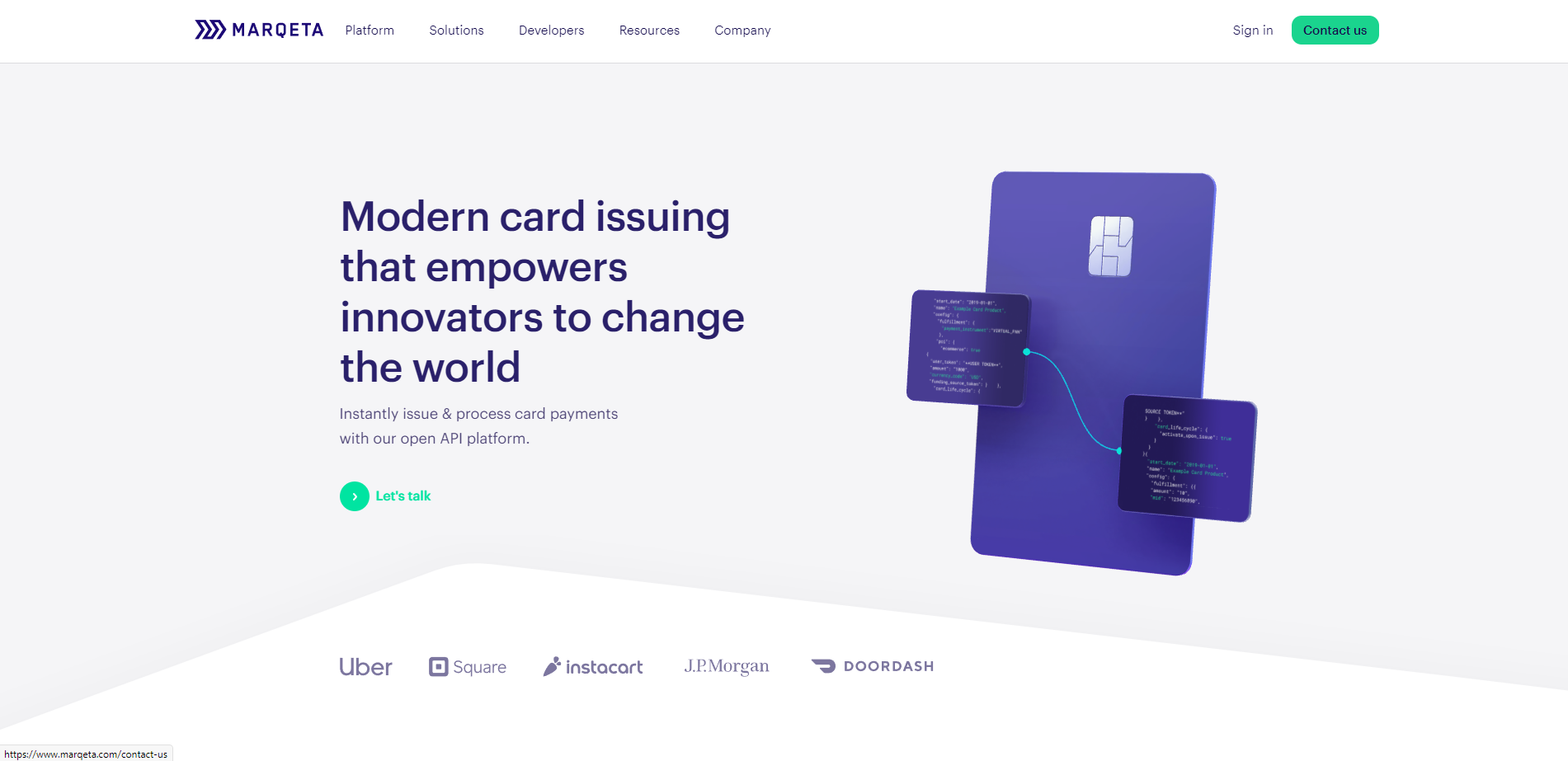 Marqeta-Homepage