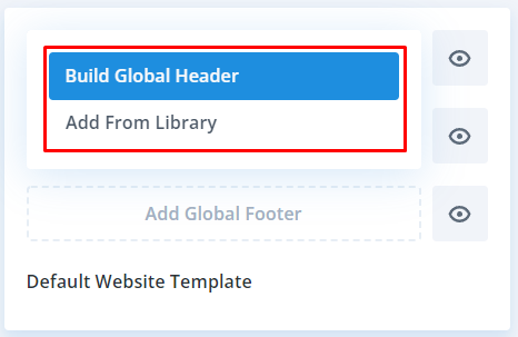 divi erstellt einen globalen Header und fügt Formularbibliotheksoptionen hinzu