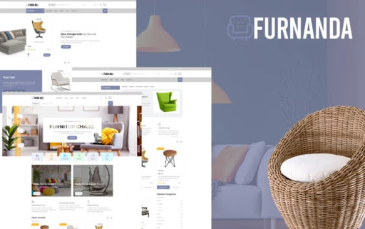 การเข้ารหัสไม่ใช่อุปสรรค: ธีม WordPress 10 อันดับแรกพร้อม Visual Composer Furnanda - Furniture Shop WordPress Theme