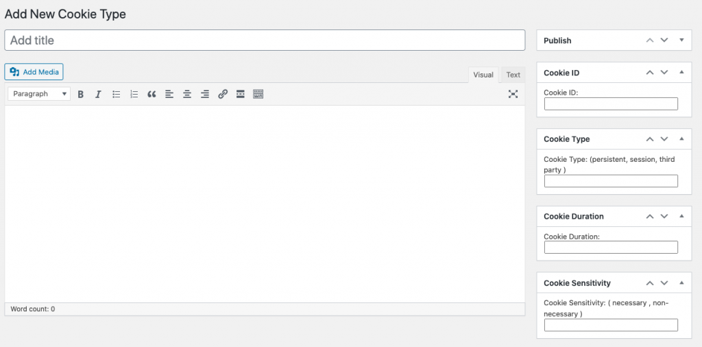 GDPRCookie同意WordPressプラグインレビュー Create a Cookie-List on your Website