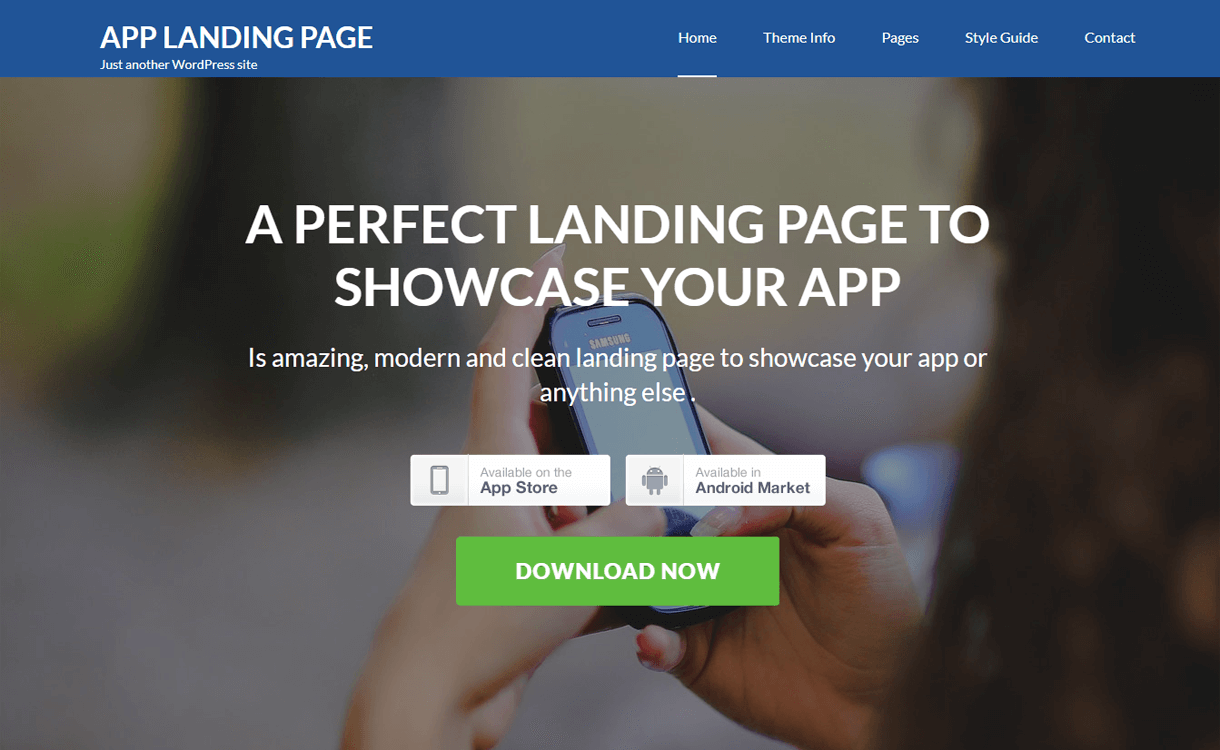 20 多个最佳免费 WordPress 登陆页面主题和模板 2022 App Landing Page-Free WordPress Landing Page Theme