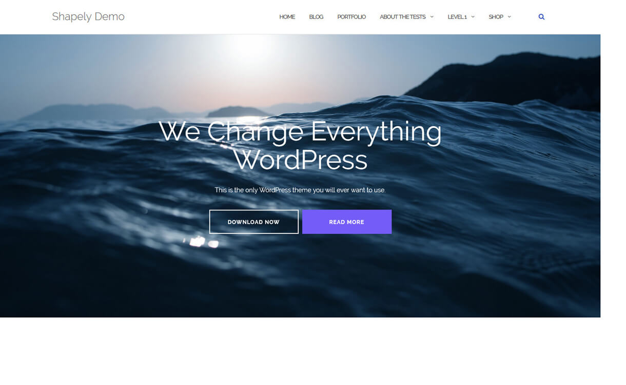 20 多个最佳免费 WordPress 登陆页面主题和模板 2022 Shapely-Free WordPress Landing Page Theme