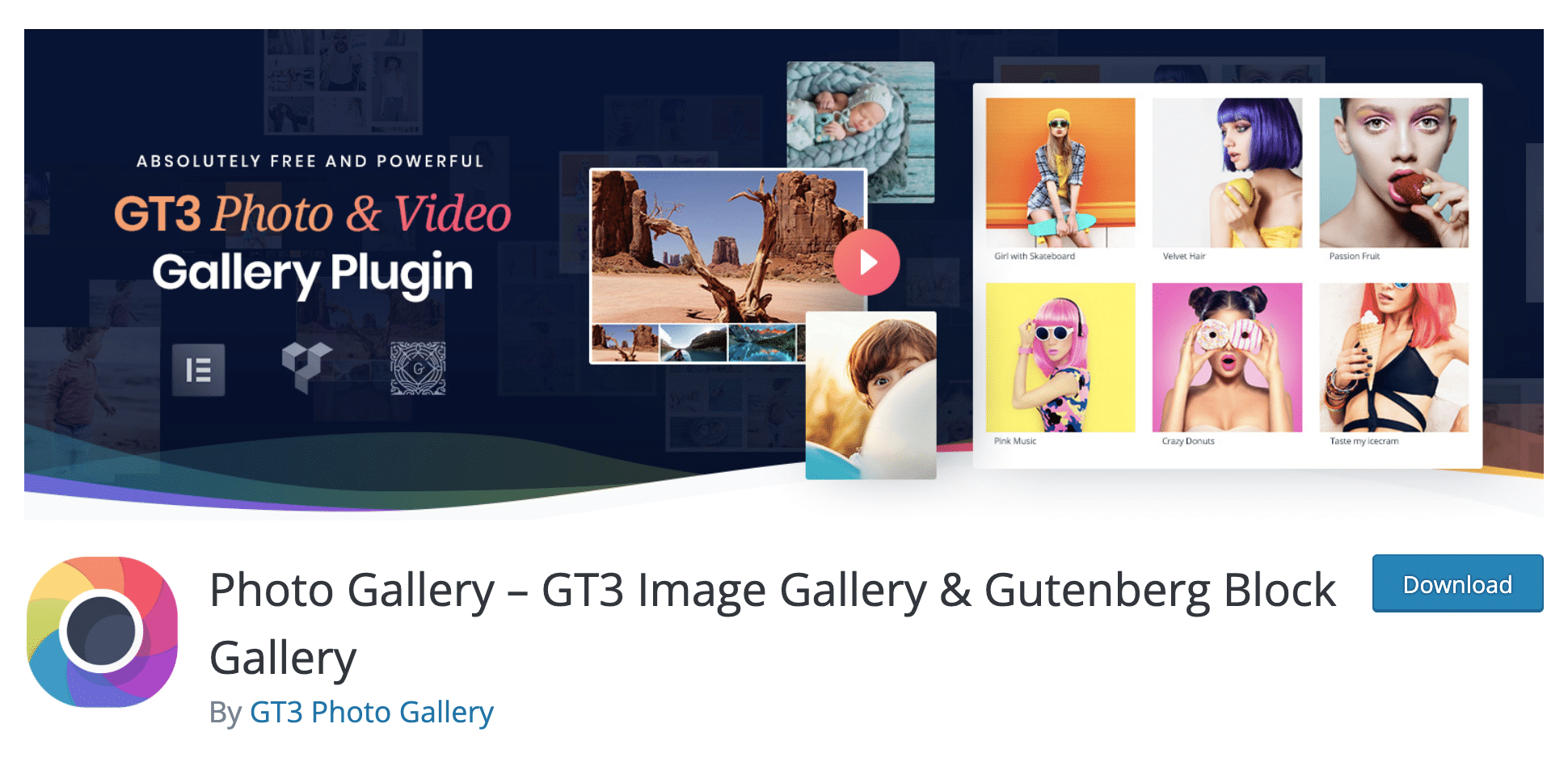 GT3 갤러리 플러그인 다운로드